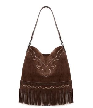 MW1341-918_CF Montana West Boot Stitch Fringe Hobo Bag
