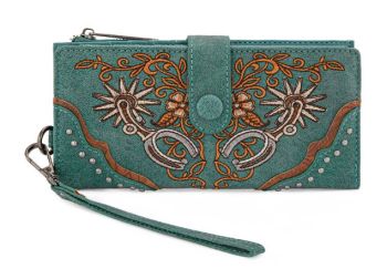 MW1352-W2000TQ Montana West Embroidered Collection Wallet