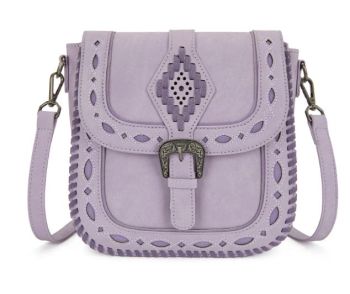 MW1359-8360PP Montana West Western Aztec Cut-Out Crossbody Bag