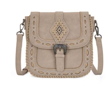 MW1359-8360TN Montana West Western Aztec Cut-Out Crossbody Bag