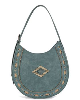 MW1359-918JN Montana West Western Aztec Cut-Out Hobo Shoulder Bag