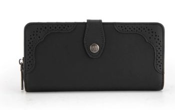 MWL-4202BK Montana West Genuine Leather Bi-Fold RFID Protected Wallet