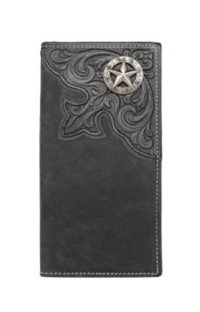 MWL-W031BK1 Genuine Tooled Leather Collection Men's Wallet