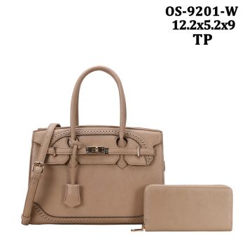 OS-9201TP DESIGNER FASHION HANDBAG WITH WAALET