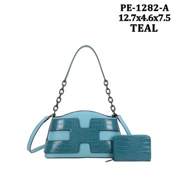 PE-1282A TL DESIGNER CROSS BODY BAG WITH WALLET