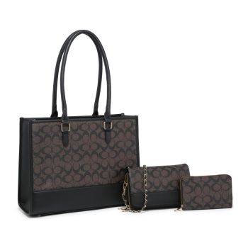 DC4361 CF DESIGNER MONOGLAM 2BAG WITH WALLET 
