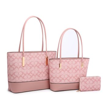 DC4672 PK DESIGNER MONOGLAN 2BAG WALLET