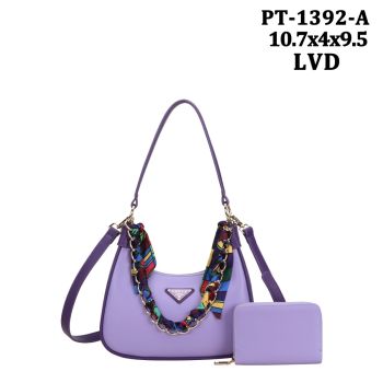 PT-1392ALVD DESIGNER CROSS BODY BAG WITH WALLET