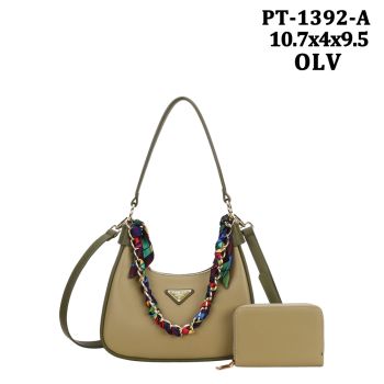 PT-1392AOLV DESIGNER CROSS BODY BAG WITH WALLET