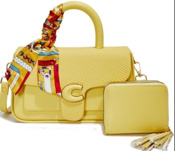 PU902-M2 YL DESIGNER BAG WITH WALLET