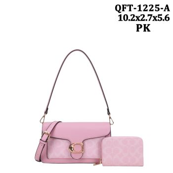 QFT-1225A PK DESIGNER CROSS BODY BAG WITH WALLET