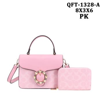 QFT-1328APK DESIGNER MONOGLAM  BAG WITH WALLET