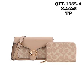 QFT-1365ATP DESIGNER CROSSBODY BAG WITH WALLET