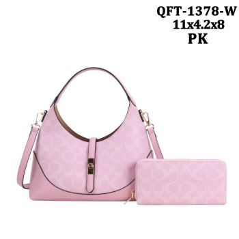 QFT-1378WPK HOBO DESIGNER BAG WITH WALLET