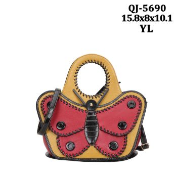 QJ-5690 YL DESIGNER BUTTERFLY BAG 