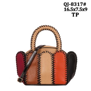 QJ-8317TP DESIGNER COLOR BLOCK BAG