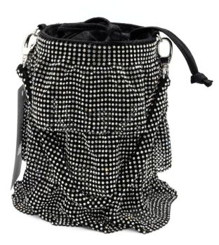QJ4909 BK BLING EVENNING BAG