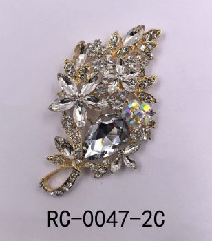 RC-0047-2C GOLD BROOCH