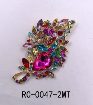 RC-0047-MT GOLD BROOCH