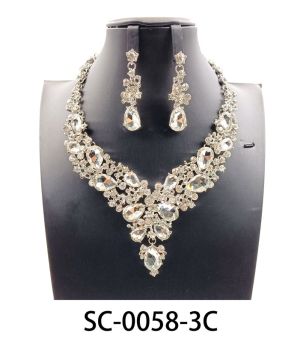 SC-0058 3C SL/CR NECKLACE SET