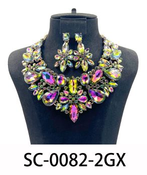 SC-0082 2GX CASTING NECKLACE SET