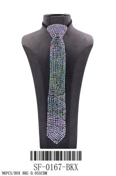SF-0167BK/AB ADJUSTABLE ALL STONE TIE