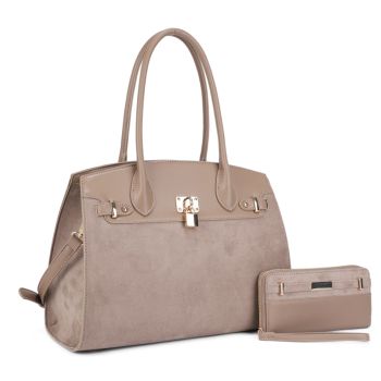 SJ60111TP SET SAUDADE  SATCHEL BAG WITH WALLET