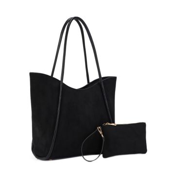SJ60119SET BK SAUDADE DESIGNER BAG WITH WALLET