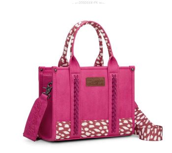 SP-WG102-8120SDEER-PK Wrangler Deer Print Concealed Carry Tote/Crossbod