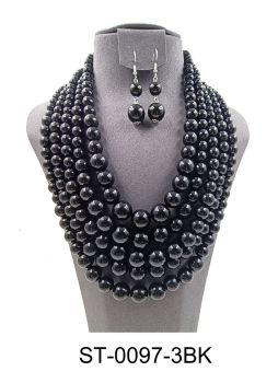 ST-0097-3BK 5LINE PEARL SET