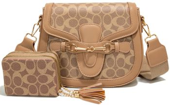 CC25521-M2 ST CROSS BODY HANDBAG WITH WALLET