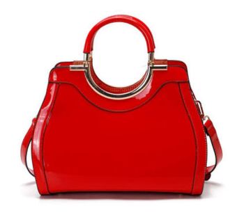 T2011 RB PATTERN LEATHER BAG