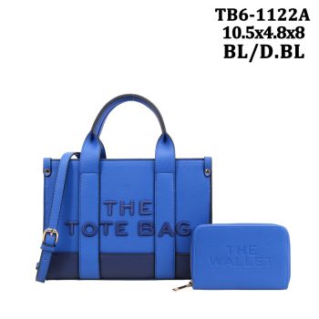 TB6-1122A ABL/DBL  THE TOTE BAG WITH WALLET