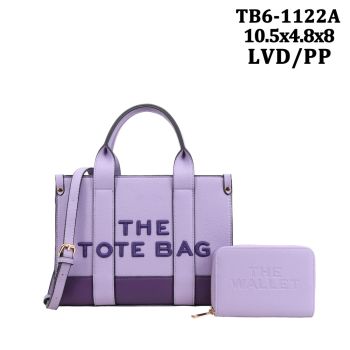 TB6-1122A LV/PP  THE TOTE BAG WITH WALLET
