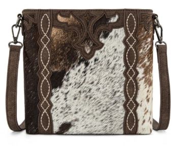 TR198G-9360CF Trinity Ranch Western Hair-On Cowhide Concealed Carry Crossbody