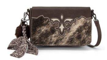 TR202-8320CF Trinity Ranch Genuine Cowhide Crossbody