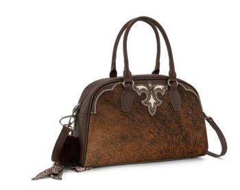 TR202-S5110CF Trinity Ranch Genuine Cowhide Satchel/Crossbody