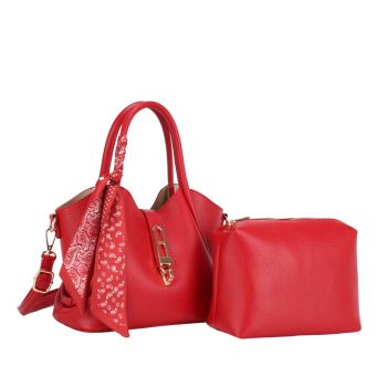 UW-31221 RD DESIGNER CROSS BODY BAG WITH POUCH