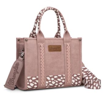 WG-HB-102-8120S DR -PP Wrangler Deer Print Concealed Carry Tote/Crossbody