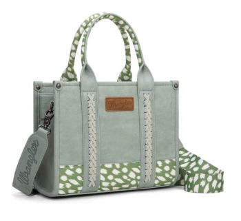 WG-HB-102-8120S DR -MINT Wrangler Deer Print Concealed Carry Tote/Crossbody