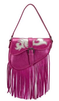WG-HB-457-2003-BPK Wrangler Western Embroidered Fringe Crossbody Bag