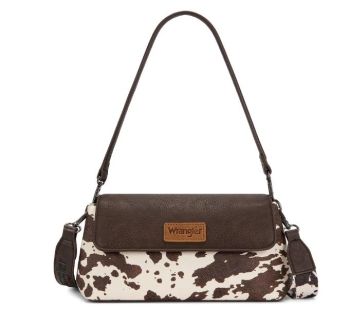 WG-HB-573-2003-COW-CF Wrangler Flap Shoulder Crossbody Bag
