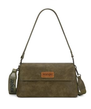 WG-HB-573-2003-OLV Wrangler Flap Shoulder Crossbody Bag