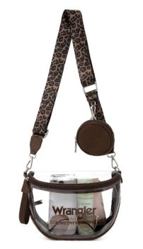 WG-HB-656-258-CF Wrangler Clear Crossbody Bag Set