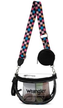 WG-HB-656-258-MT Wrangler Clear Crossbody Bag Set