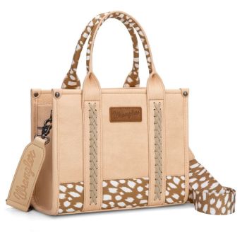 WG-HB-102-8120S DR -TN Wrangler Deer Print Concealed Carry Tote/Crossbody