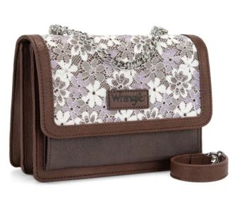 WG-HB-455-2365CF Wrangler Chic Lace Chain Shoulder Bag