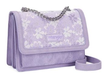 WG-HB-455-2365PP Wrangler Chic Lace Chain Shoulder Bag