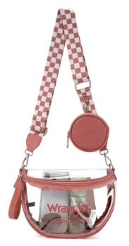 WG-HB-656-258-PK Wrangler Clear Crossbody Bag Set