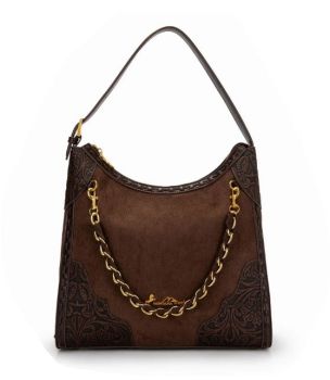 MW-HB-1384-918-CF Montana West Tooled Hobo Bag
